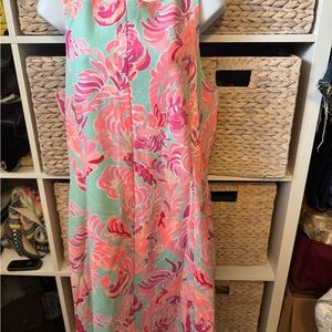 Lilly Pulitzer Pink and Aqua Mini Dress